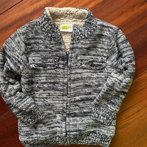 Crazy 8 Black and White Knit Jacket